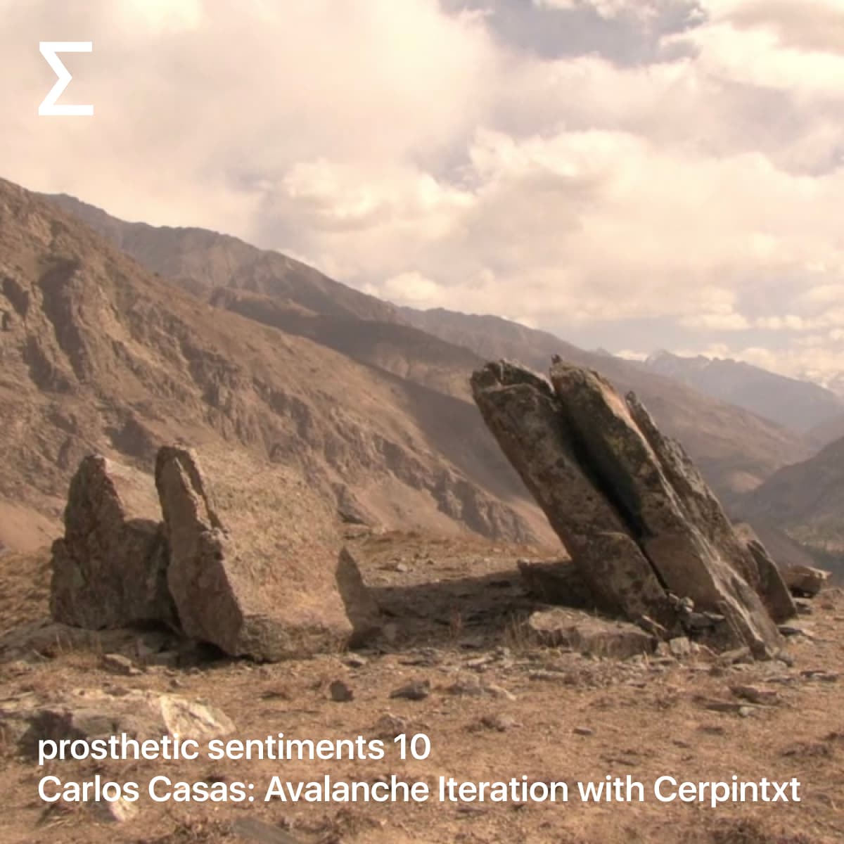 prosthetic sentiments 10 – Carlos Casas: Avalanche Iteration with Cerpintxt